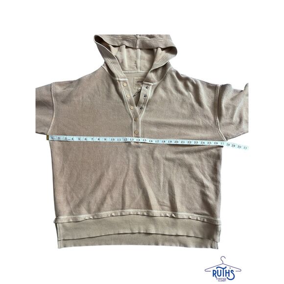 Aerie Textured Henley Hoodie - Picture 2 of 5